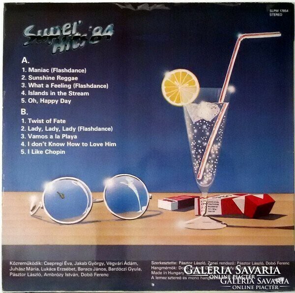 Super Hits '84 Vamos A La Playa LP bakelit lemez