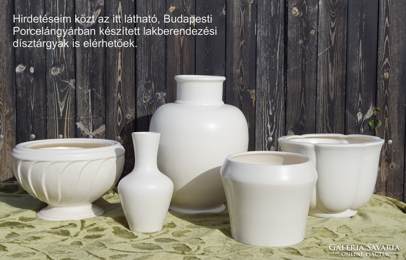 Rare Budapest porcelain factory / zsolnay / large Kaspó planter