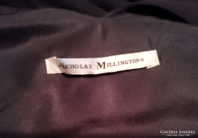 Nicholas Millington muszlin party ruha UK12