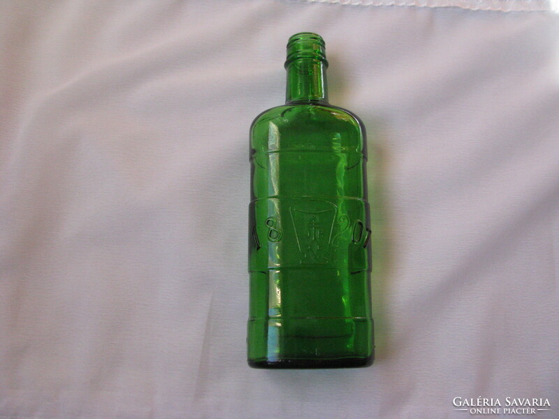 Zöld üvegpalack - Becherovkás