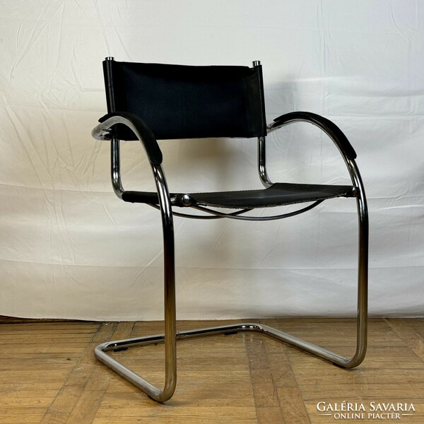Tubular bauhaus chair with armrests [price/piece]