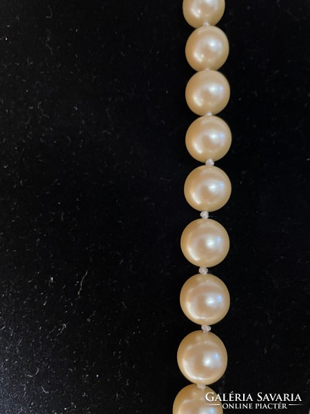 Original classic 18k gold plated monet pearl necklace from the 70s