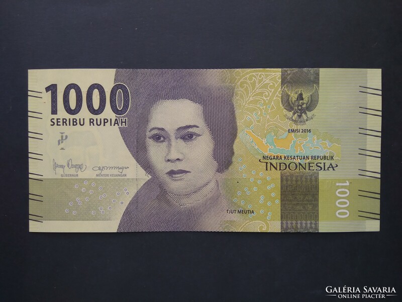Indonézia 1000 Rupiah 2016 Unc