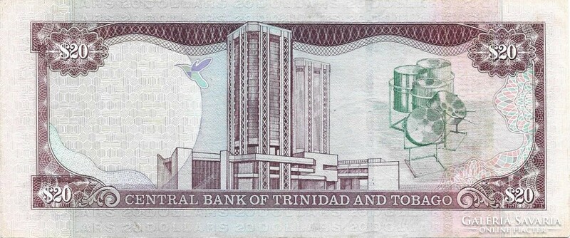 20 Dollars 2002 Trinidad and Tobago beautiful