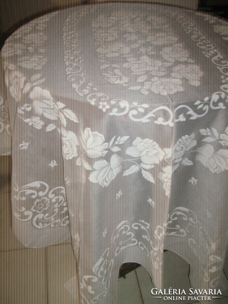 Beautiful Spanish rose baroque pattern elegant tablecloth