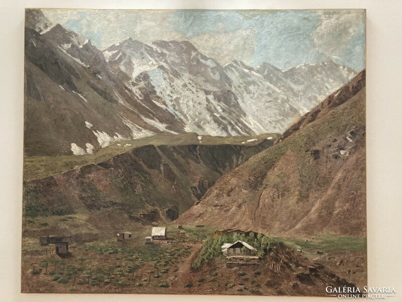 Ferenc Lehmayer: Peruvian landscape (1967)