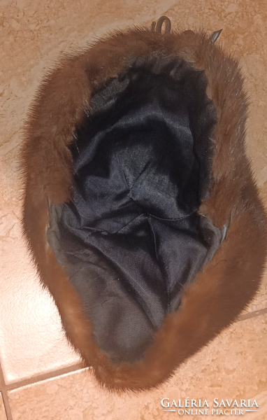 3 pcs of real mink fur caps together for about 55 heads