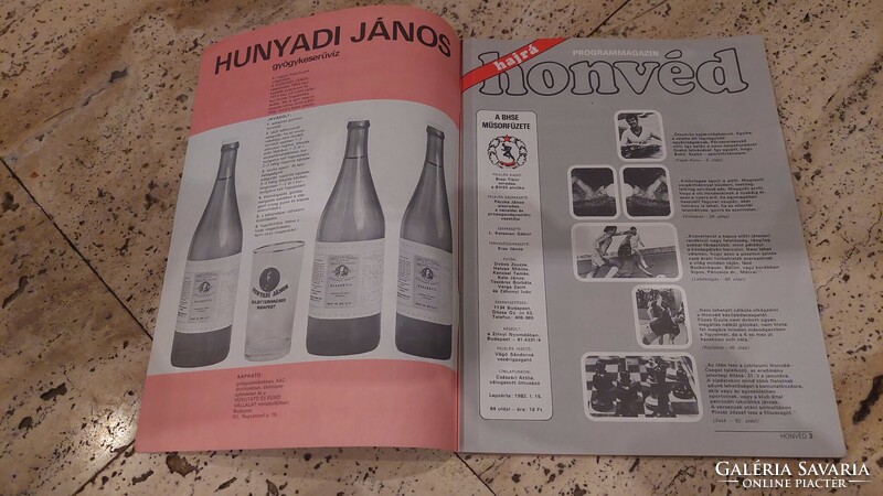Hajrá honvéd program magazine 1982