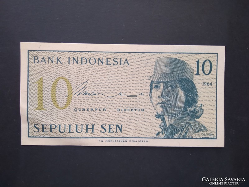 Indonézia 10 Sen 1964 XF-