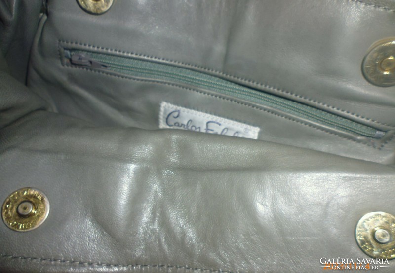 Carlos Falchi... Designer Vintage piton bőr táska .