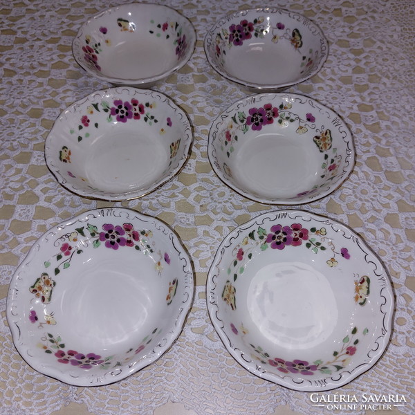 Zsolnay porcelain, butterfly compote and salad bowls