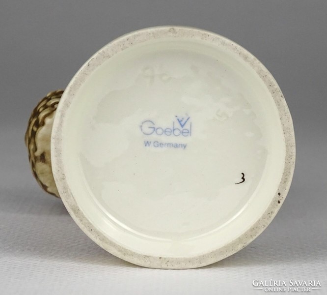 1Q325 Régi Hummel-Goebel porcelán kosaras kislány 11.5 cm