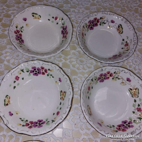 Zsolnay porcelain, butterfly compote and salad bowls