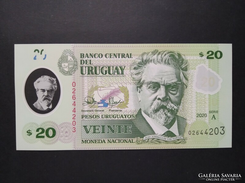 Uruguay 20 Pesos 2020 Unc