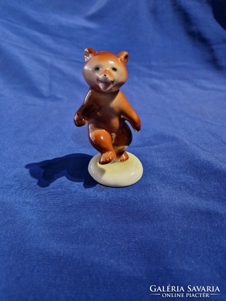 Drasche porcelain dancing teddy bear, bear nipp figure