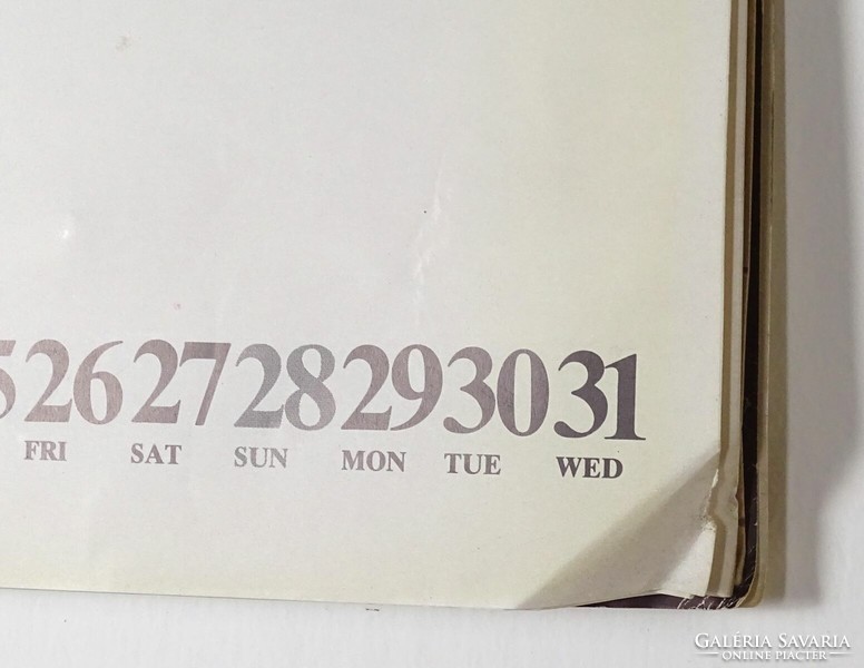 1Q299 Saxon endre: calendar 1983 68 x 48 cm