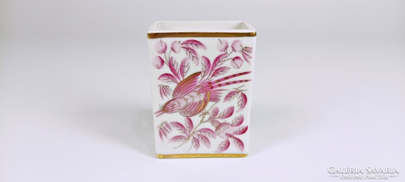 Herend, Chinese zoological jardin (zopa) hand-painted porcelain match holder (b157)