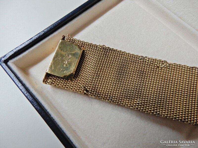 Old German Henkel & Grosse massive gold-plated bracelet