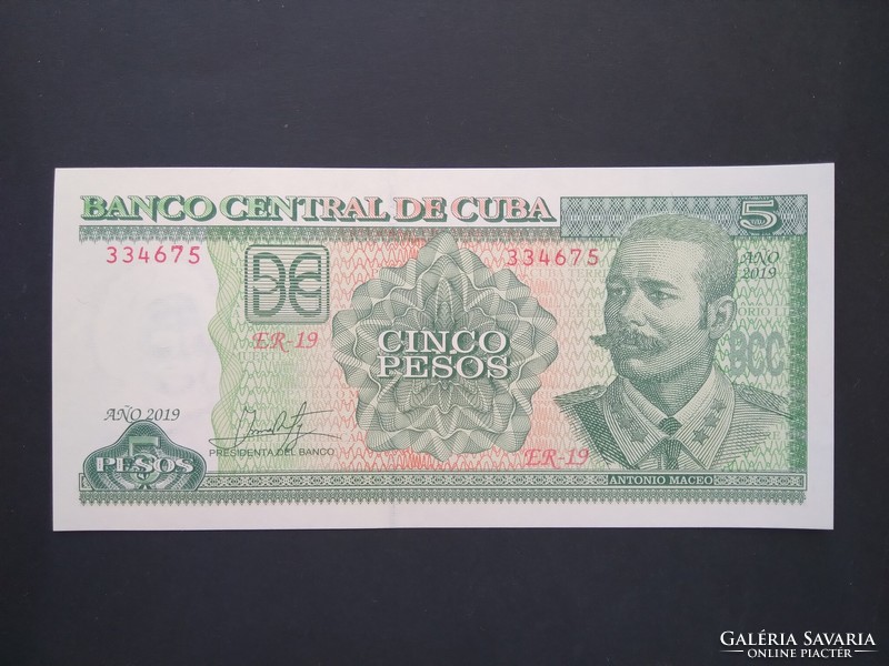 Kuba 5 Pesos 2019 Unc