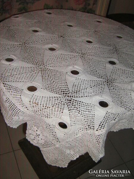 Beautiful hand crocheted tablecloth