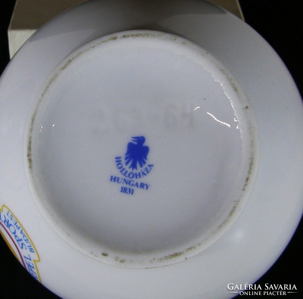 Sugar bowl - Csepel sport club - Hólloháza porcelain