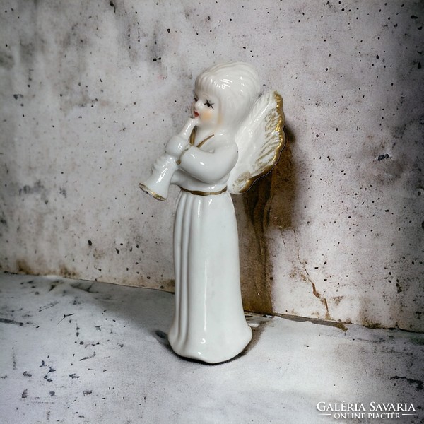 Retro, vintage design porcelain angel statue