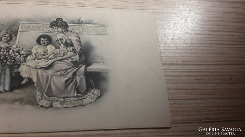 Antique greeting postcard.