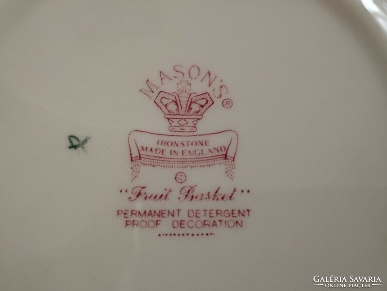 Beautiful English masons fruit tableware for 8 people