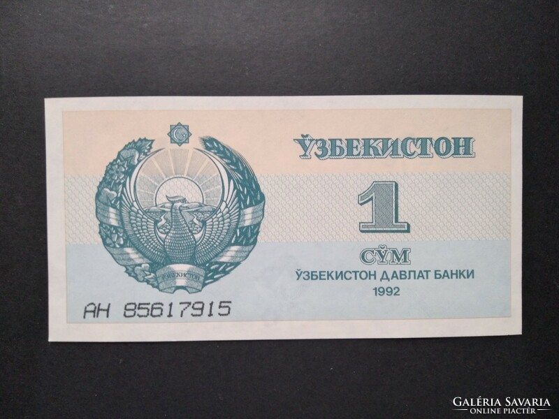 Uzbekistan 1 cym 1992 unc