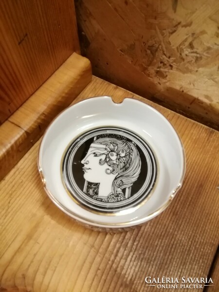 Hollóháza Saxon porcelain ash, ash bowl
