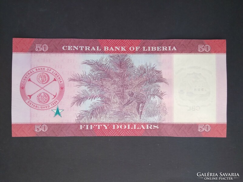 Libéria 50 Dollars 2022 Unc