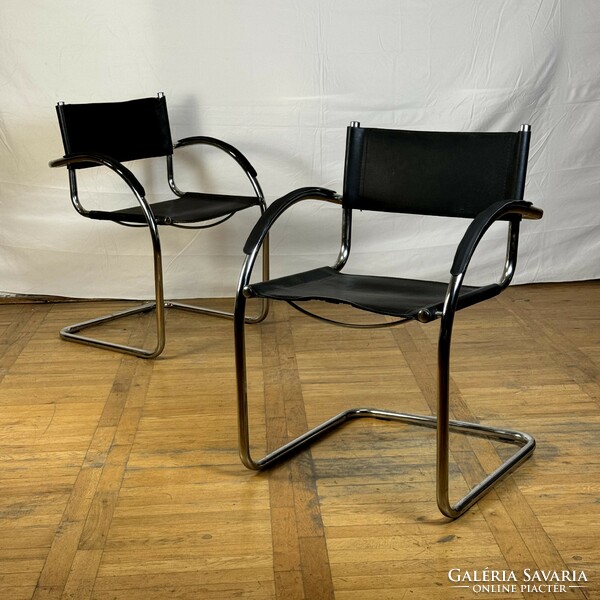 Bauhaus armchair with chrome frame [price/piece]