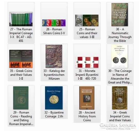 Érme és bankjegy katalógusok, digitális formátum ( CD, DVD)