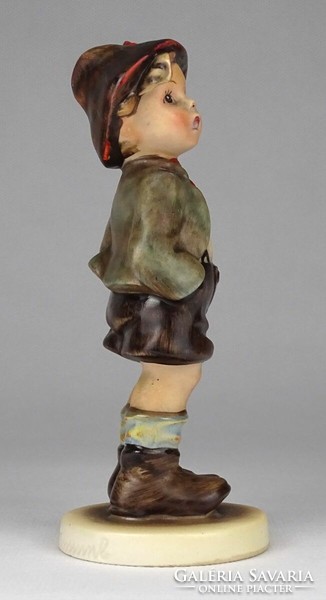 1Q322 old hat boy hummel porcelain figure 13 cm