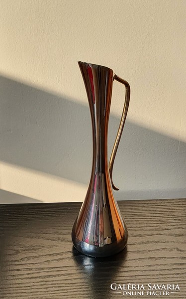 Silver-plated vase decoration
