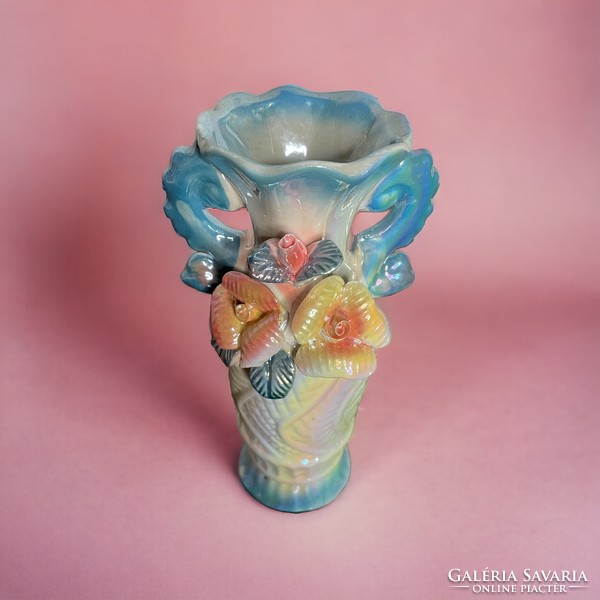 Retro, vintage porcelain kitsch vase