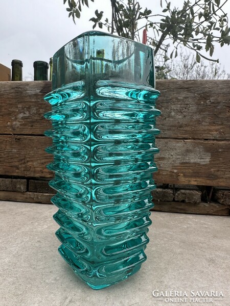 Czech glass vase - sklo union frantisek vizner
