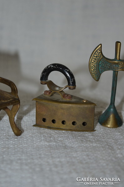 5 copper mini ornaments