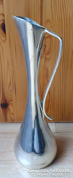 Silver-plated vase decoration