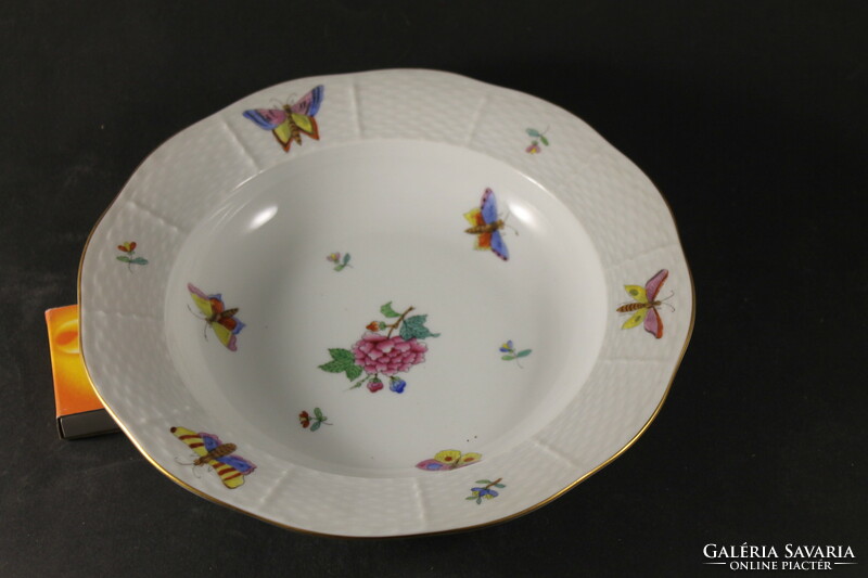 Old Herend victorian pattern deep plate 760