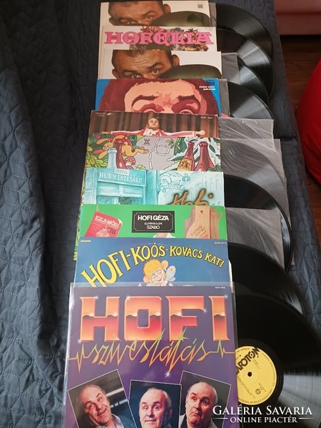 Hofi Géza teljes lemezgyűjtemény+2db kislemez+2db életmű könyv