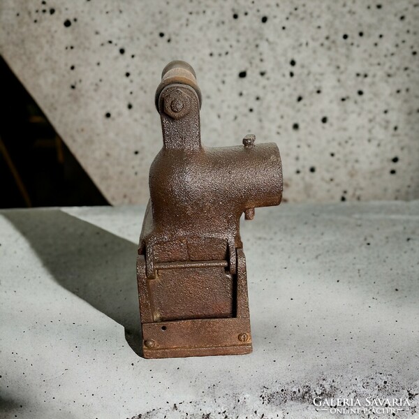 Retro, loft, industrial design charcoal iron