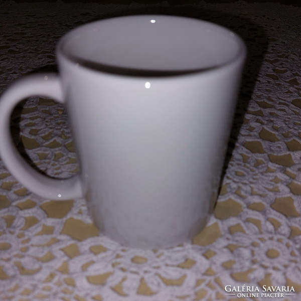 Blackberry porcelain mug, stoneware witeg mug with blackberry pattern