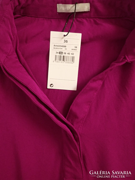 Új címkés Fisherfield 36-os derékban húzott megkötős pink női galléros ruha