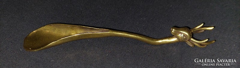 Copper teaspoon (deer head)