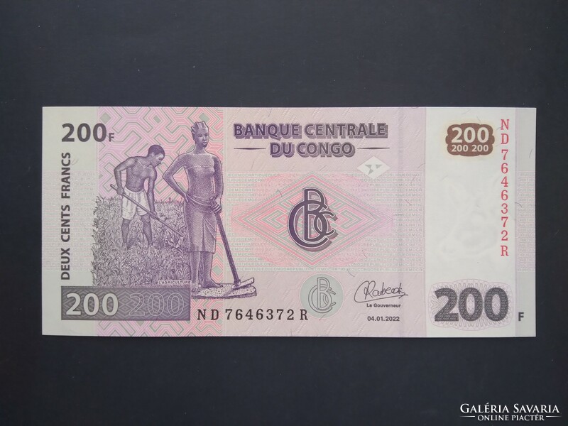 Congo 200 francs 2022 oz