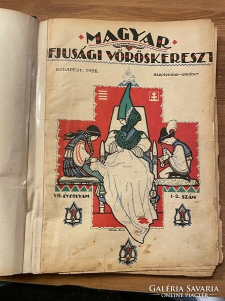 MAGYAR IFJÚSÁGI VÖRÖSKERESZT -iskolai folyóirat, HAVILAP 1926-1927. - antikvár