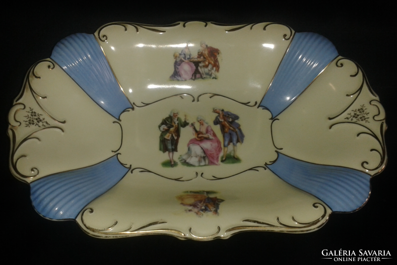 Baroque style victorian porcelain centerpiece, offering