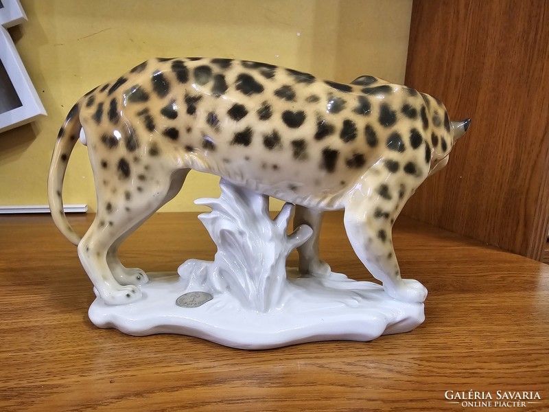 Karl ens leopard porcelain