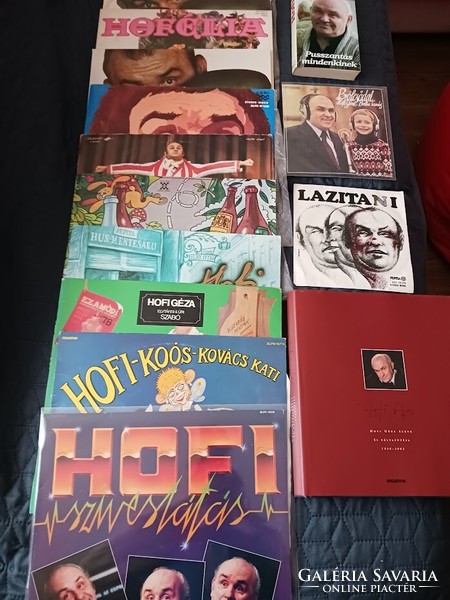 Hofi géza's complete record collection + 2 singles + 2 books of his life